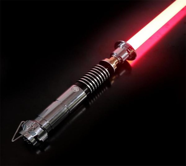 LGT Lichtschwert Luke Saber Force FX Schweres Duell-Lichtschwert, stufenloser Farbwechsel mit 9 Sound-Schriftarten, empfindlicher sanfter Schwung, 2203837790