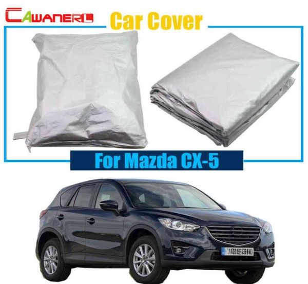 Cawanerl capa de carro ao ar livre sol neve chuva resistente proteção capa uv anti poeira para mazda cx5 cx5 h2204259952650