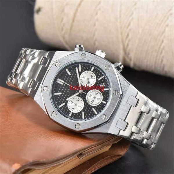 10% скидка Watch Watch Watch Mens Mens All Dials Работа классические роскошные хрустальные бриллианты мужчины крупные циферблаты кварцевые часы остановка