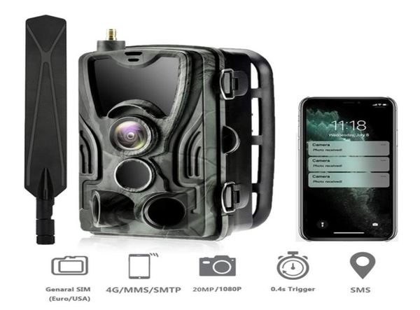 Охотничьи камеры Suntekcam серии HC801, управление через приложение, 4G, 20 МП, 1080P, камера следа, беспроводная камера дикой природы, 03S, триггер ночного видения 2209238495896