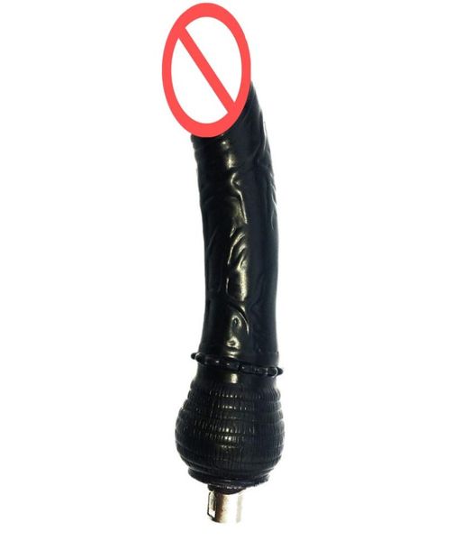 Test Sex Machine Zubehör C13 Schwarzer Silikon-Big-Dildo-Vibrator 18 cm lang Sexspielzeug für Frauen4642898