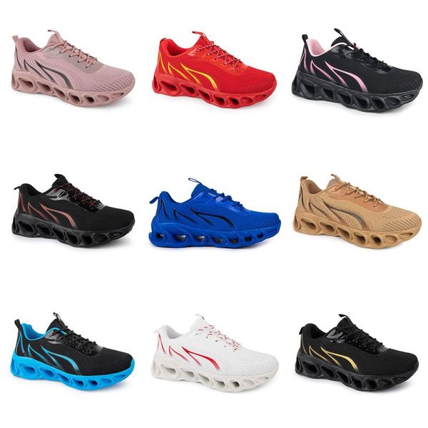 Uomini Scarpe classiche Donne che corrono bianco nero viola rosa verde blu giallo chiaro beige fucsia nudo plum forche addestratori femminili sneaker sport 18 s