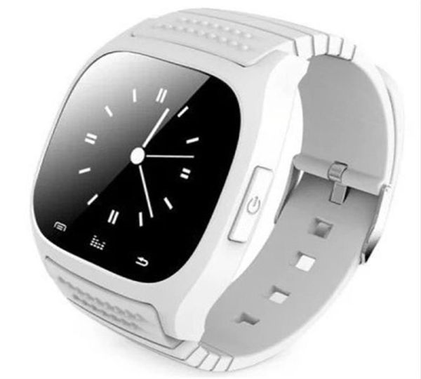 Original m26 relógio inteligente bluetooth com display led barômetro alitmeter leitor de música pedômetro smartwatch para android ios móvel p7380881