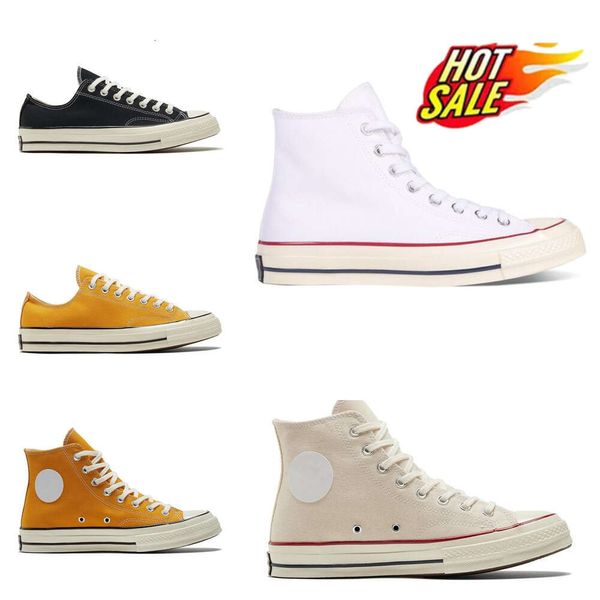 Freizeitschuhe Canvas Alle Sta-Schuhe 1970er Jahre Weiße Sterne Niedrig Hoch 1970 Chuck Chucks Plattform Gemeinsam benennen Herren Damenschuhe 70er Jahre Sport Sneaker Designer-Schuhe