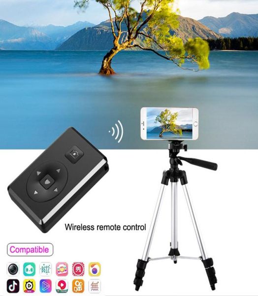 Telefone controle remoto bluetooth auto temporizador página de vídeo girando obturador jogos multifuncional sem fio remoto esportes câmera remoto f9010953