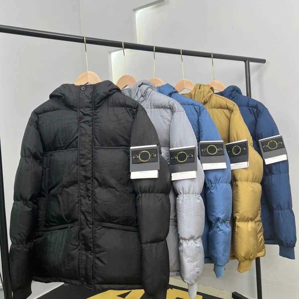 Designer-Modemantel, luxuriöse französische Marke, Herrenjacke, schlicht, Herbst und Winter, winddicht, leicht, langärmelig, Trenchcoat, 1, Stones Island ZT27