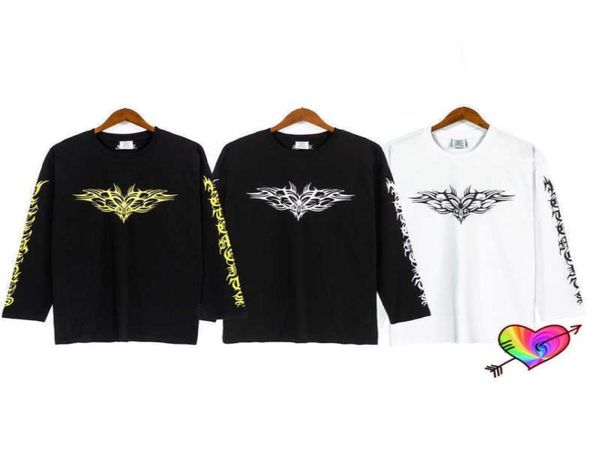 VETEMENTS Gothic-T-Shirt für Herren und Damen, hochwertiges grafisches bedrucktes Vetements-Langarm-T-Shirt aus Baumwollfrottee VTM Tops5588592