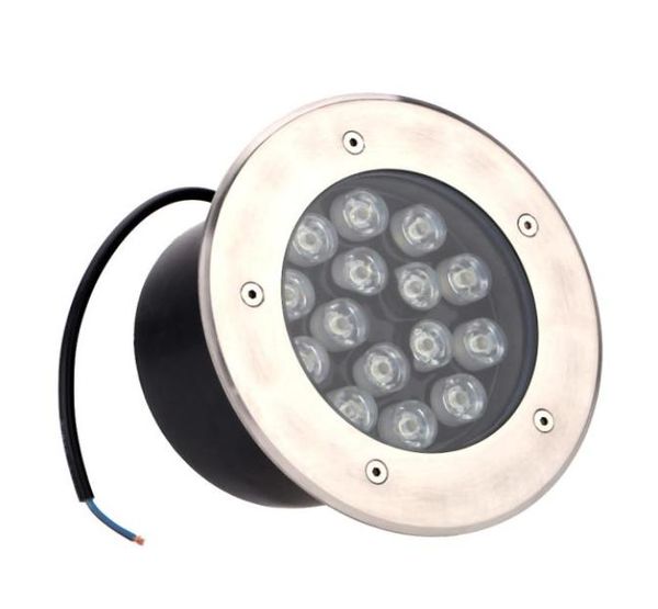 15W LED açık zemin bahçe zemin yeraltı gömülü lamba spot peyzaj ışığı AC 85265V Su geçirmez IP678469319