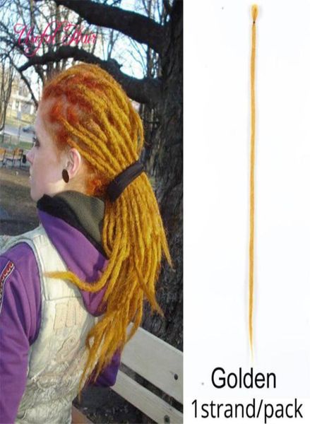 Dread-Haarverlängerungen, 50,8 cm, weiche Dreadlocks, Häkelzöpfe, Jumbo-Frisur, Ombre-Farbe, synthetische Faux Locs, Flechten, Haarverlängerung 3548017