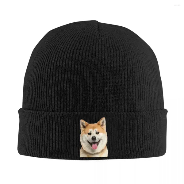 Береты Ши-тцу, шапка с собакой, крутая вязаная шапка для мужчин и женщин, теплые зимние шапочки с черепами, шапки