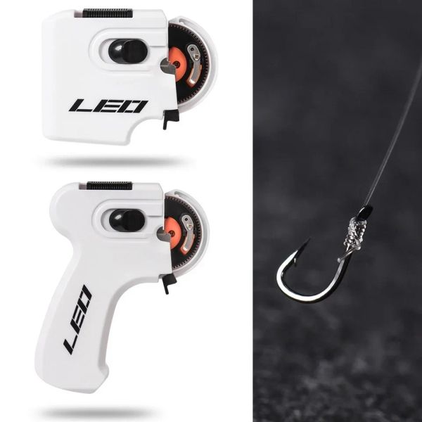 Strumenti Dispositivo di agganchimento elettrico Linea di pesca automatica Avvolgitura per la pesca del gancio di legatura degli accessori per pesca portatili