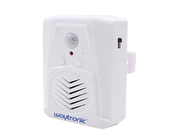 Waytronic som alto-falante sem fio pir sensor de movimento ativado leitor voz bem vindo sino para casa assombrada 6273330