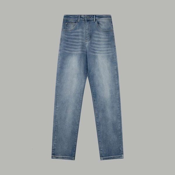 B Home Paris Correct Versione alta Alta qualità 24SS Nuovi pantaloni in denim stampato con tasca lavati Stesso stile per uomo e donna