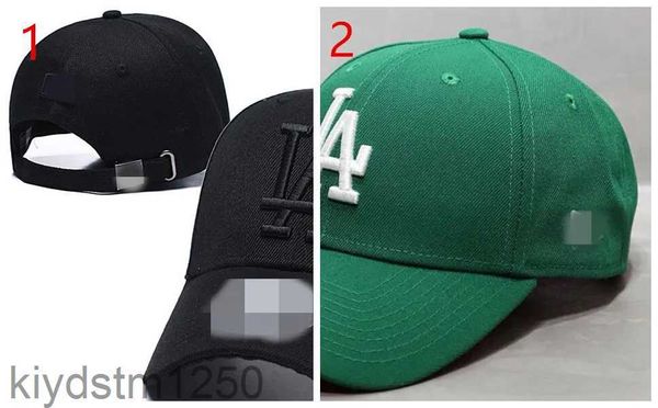 2024 i più nuovi cappelli da baseball da uomo firmati La Cappelli da baseball Trucker per uomo donna lettera attiva rotonda con visiera regolabile H5-5.23-9 57NB