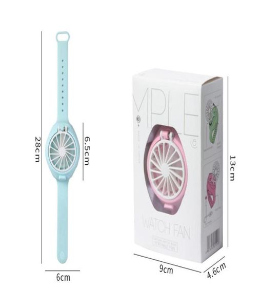 Children039s orologio USB mini ricarica studenti pigri bambini piccolo ventilatore esterno portatile piccolo palmare Ricarica fan regalo creativo g8596801