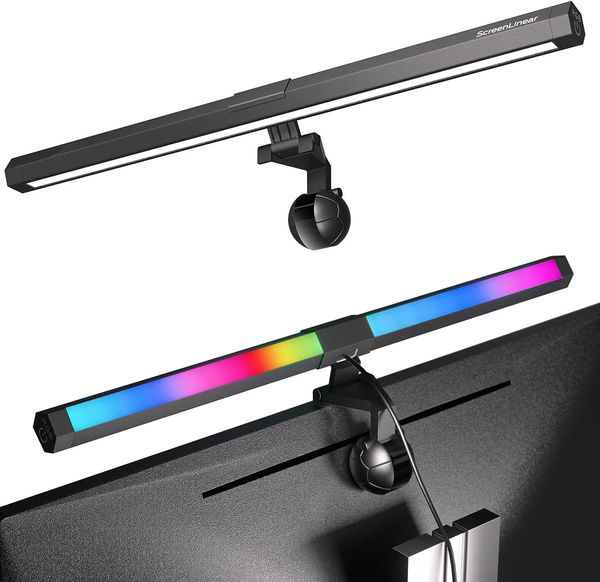 monitor del computer barra luminosa schermo luminoso e-Reading 15 modalità colori RGB retroilluminazione Dimmer interruttore Lampada a sospensione a led alimentata tramite USB