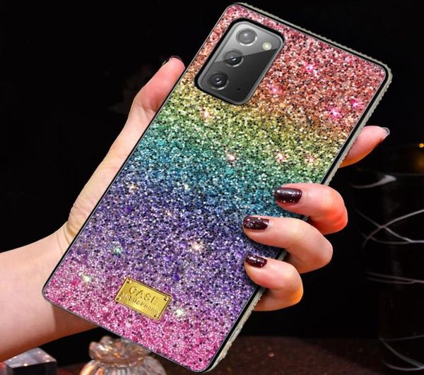 Custodie per cellulari con diamanti glitter Bling di lusso per Samsung Galaxy S21 Ultra S10 S20 Plus Note 20 Ultra Note 10 Pro Cover morbida in TPU Capa3953816