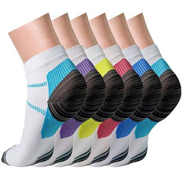 Kompressionssocken 1520 mmHg sind sportliche medizinische Socken für Männer und Frauen, Laufen, Flug, Reisen, Krankenschwestern, Baumwolle, Knöchelsocken, SM LXL7076542