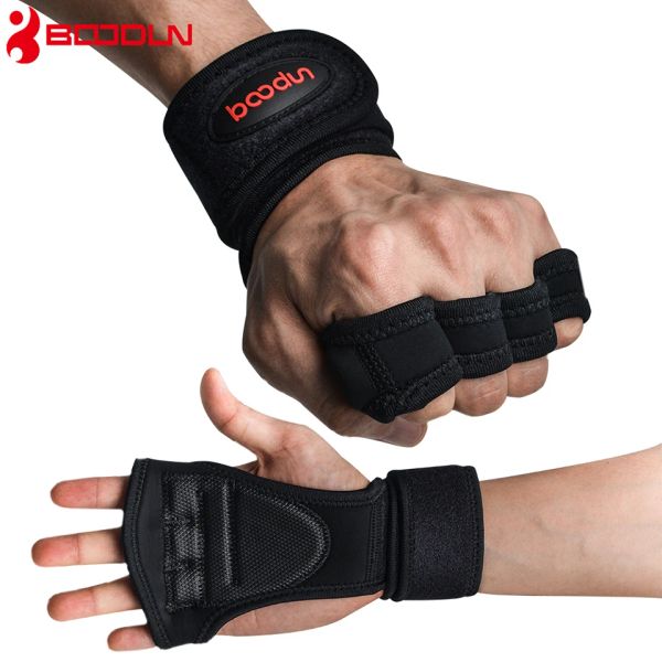 Guanti da allenamento per sollevamento pesi Boodun per donna Uomo Fitness Sport Body Building Ginnastica Grip Guanti protettivi per palmo della mano da palestra