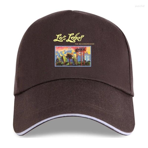 Bonés de bola Los Lobos The Neighbourhood Band Legend Mens Black Baseball Cap Tamanho S-3XL