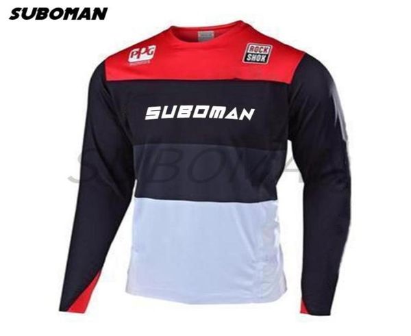 Yarış ceketleri suboman 2021 uzun kollu dağ bisikleti jersey mtb yokuş aşağı dayanıklılık bmx offroad motosiklet mx giyim5337929