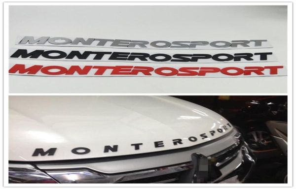 Distintivo dell'emblema del logo del cofano anteriore per Mitsubishi Pajero Montero Sport Monterosport Suv1478609