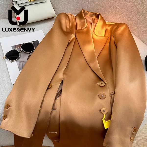 Blazers luxo high end celebridade temperamento terno outerwear novo design sentido para o nicho versátil e casual 2023 outono