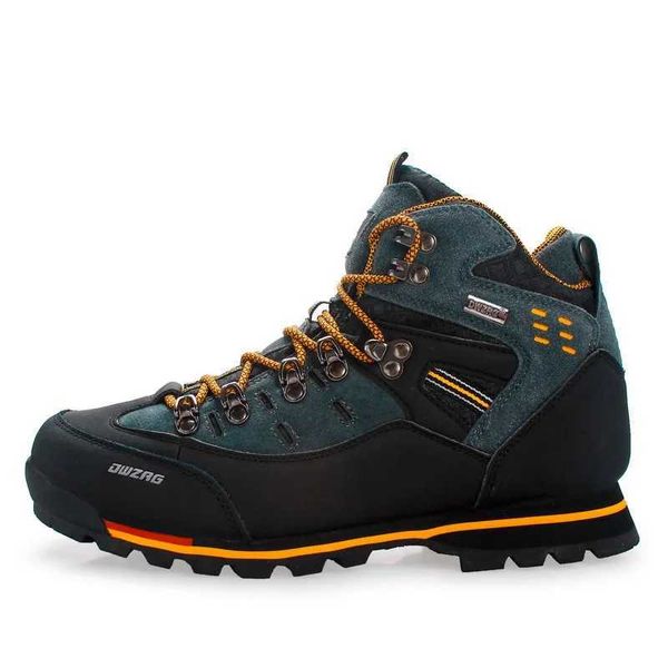 Scarpe da esterno Sandali HIKEUP Moda Inverno Scarpe da esterno alte Scarpe da trekking Uomo Sport Impermeabili Casual Stivali da neve anti-freddo Imbottiti Caldi Uomo Camminata YQ240301