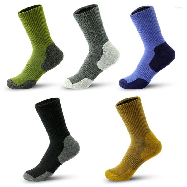 Herrensocken, 5 Paar, Sport, Baumwolle, Kompression, Deodorant, Muskelübung, Seilspringen, Outdoor, Fitness, Fahrrad, Basketball, Reisen