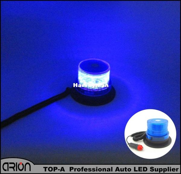 DC12V Ad alta potenza Blu Car Truck Strobe flash beacon Spia stroboscopica Luce di emergenza Luci della polizia Lampada 1380663