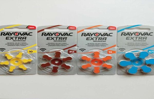 EPACK 60 pz Rayovac batterie per apparecchi acustici ad altissime prestazioni zinco-aria 13P13PR48 batteria per apparecchi acustici BTE8188890