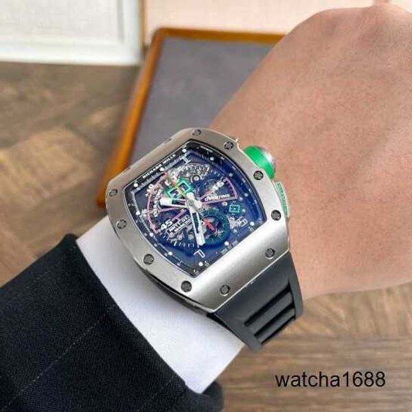 Brand Watch Grestest Wrist Watches RM Wristwatch RM11-01 R.Mancini Exclusive Titanium liga de lazer de moda esportes RM1101