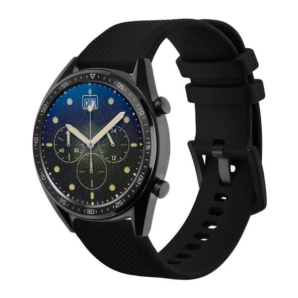 Anbeer Silikon / 16/18/20/22/24 mm weiche Schnellverschluss-Gummibänder Ersatzarmband für Smartwatch