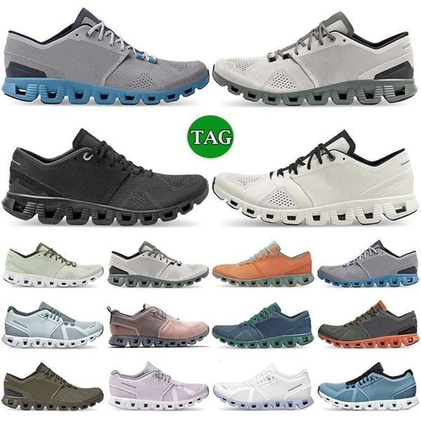 Designer Donna Scarpe Uomo Running for Nero Asfalto Grigio Bianco Niagara Blu Arancione Mare Verde Storm Tide uomo scarpe da ginnastica traspiranti lifestyle sport Scarpe da ginnastica Cloud