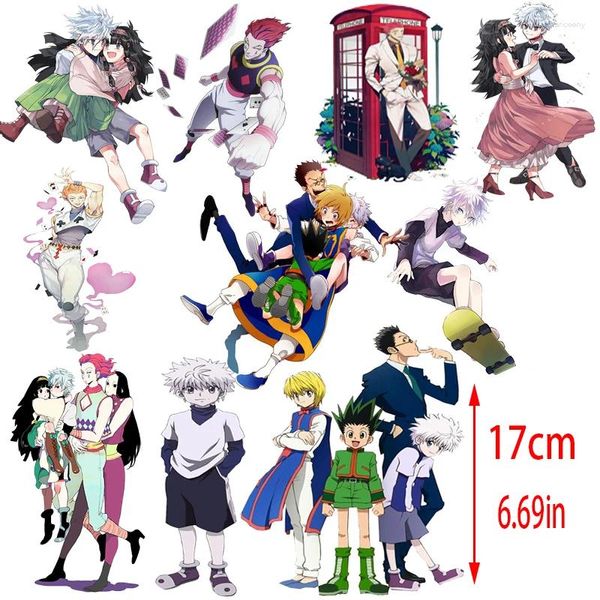 Portachiavi Anime Figure Hunter X Killua Freecss Gon Supporto acrilico Desktop Giocattoli decorativi Fan Portachiavi regalo di compleanno