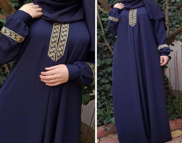 Günstige Frauen Plus Größe Drucken Abaya Jilbab Muslim Maxi Kleider Casual Kaftan Langes Kleid Islamische Kleidung Kaftan Marocain Abaya Türkei15001079