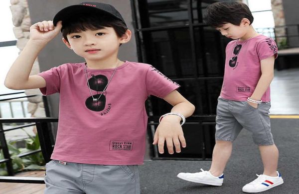 Teenager Jungen Kleidung Sets Sommer Jungen Kleidung Casual Outfit Kinder Trainingsanzug Für Jungen Sport Anzug Kinder Kleidung 6 8 9 10 12 jahre X07021145