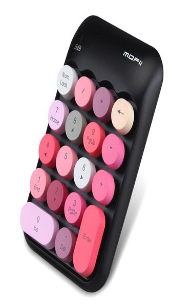 Mofii 24ghz teclado numérico sem fio numpad 18 teclas teclado digital de tamanho pequeno para contabilidade caixa portátil notebook sem fio min4996132