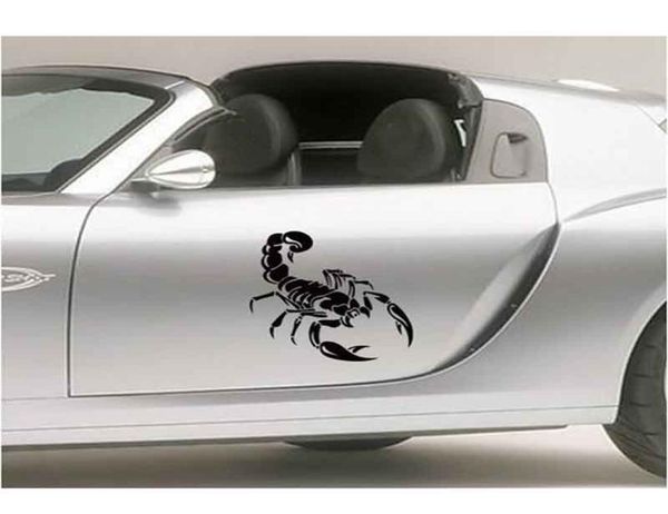 Adesivos de carro escorpião decalques capa arranhões capa dianteiro traseiro pára-choques marcas filmes7246497