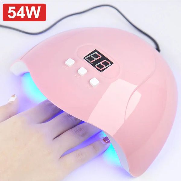 Secador de unhas portátil, cabo USB, lâmpada para secar e curar esmalte de unhas com 18 contas, luzes LED UV 240305