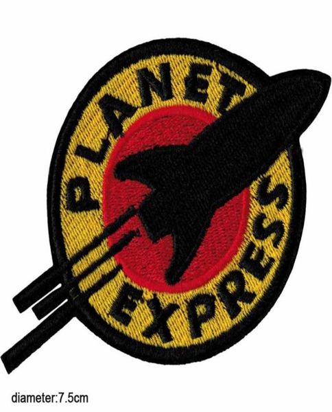 Want To Leave UFO Space Astronaut Rocket Alien Planet Express Eisen auf bestickte Kleidung Patches für Kleidung Junge Kind Whole9013384