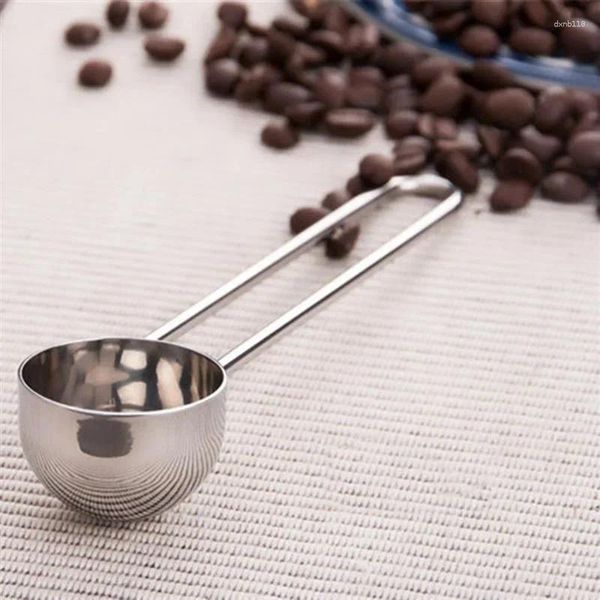 Cucchiai in acciaio inox per caffè, tè, spezie, misurino, misurino, manico lungo, agitazione