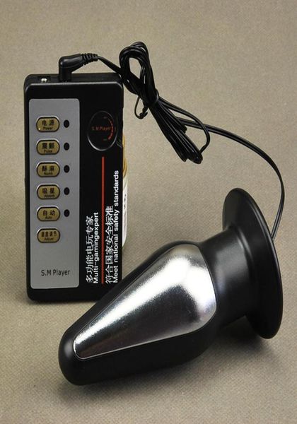 Prodotti del sesso per scosse elettriche per adulti Stim Plug anale per vagina Electrosex Gear Massaggiatore BDSM Electro Butt Plug Sex Toys8976614