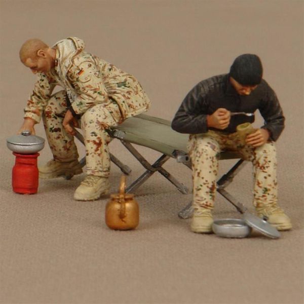 1 35 Figura modello in resina Soldato GK Soldati della Bundeswehr nel campo Tema militare della Seconda Guerra Mondiale Kit non assemblato e non verniciato 20120225271978