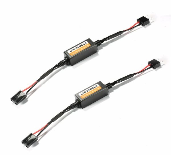 2pcs Hata LED CANBUS KODOKER SUV Sis Lambaları için LED Araç Far Ampul Kitleri H4 H7 H1 H11 9006 9007 Adaptör Antiflicker4985368