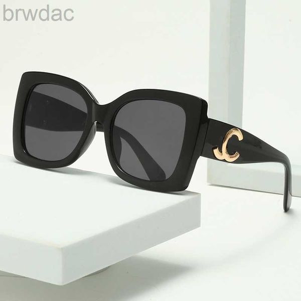 Sonnenbrillen Designer-Sonnenbrillen Luxus-Monogramm-Sonnenbrillen für Damen Diamant-Design-Bein-Sonnenbrillen Outdoor-Reisefoto-Sonnenbrillen Mit Originalverpackung 240305