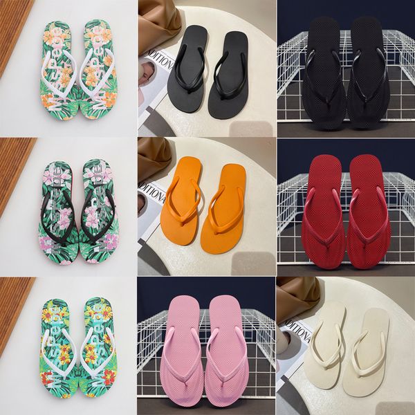 Piattaforma di stiratori di moda per esterni Sandali sandali classici pizzichi per la spiaggia per alfabeto Flip Flops Summer Flat Casual Shoes Gai-14 689