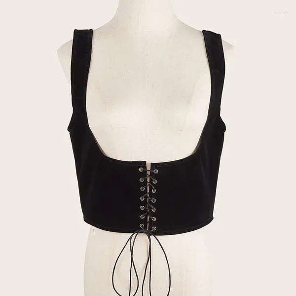 Cinture Moda Donna Goth Harness Pu Pelle Regolabile Borchiato Decor Cintura Bondage Lingerie Gotica