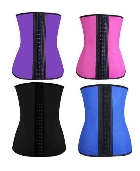 In magazzino Donne Lattice Vita Training Cincher Sottoseno scolpire Dimagrimento scolpire vestiti Corsetto Body Shaper Vita Trainer9764451