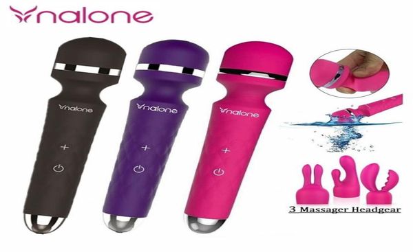 Nalone Super potente vibratore multivelocità giocattoli del sesso per le donne bacchetta da massaggio prodotti del sesso masturbatori femminili impermeabili Y2006167841652